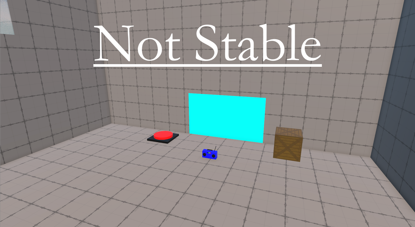 NOT STABLE cover